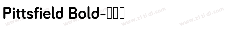 Pittsfield Bold字体转换